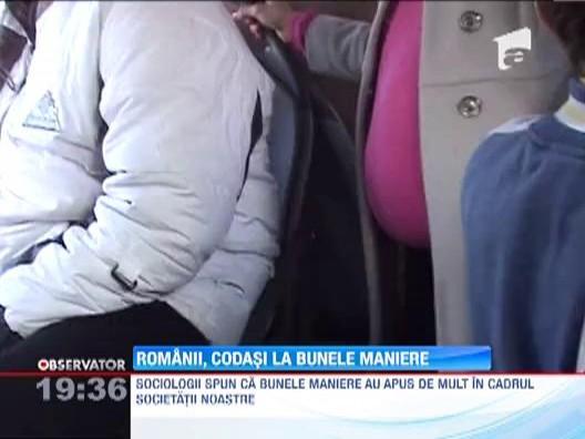 Romanii, codasi in ceea ce priveste bunele maniere