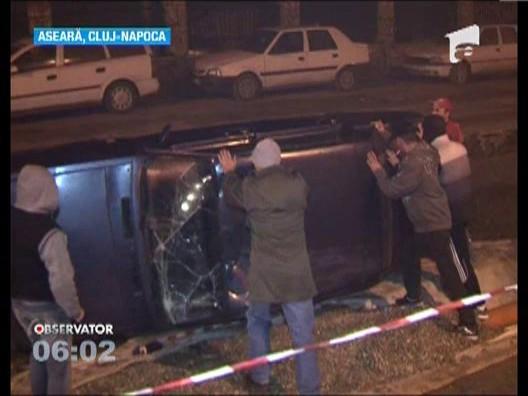 Accidente din cauza cetii! Doi soferi erau sa-si piarda viata in Cluj