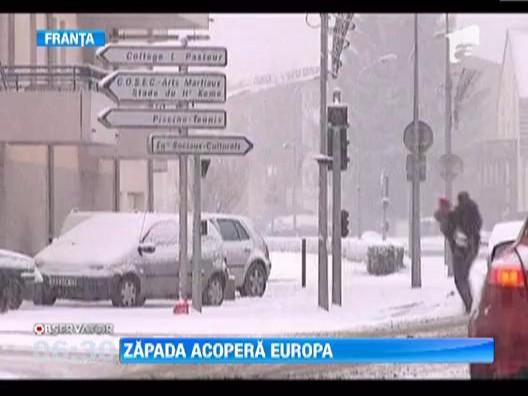 Iarna a cuprins cea mai mare parte a Europei. Cum va fi vremea in Romania
