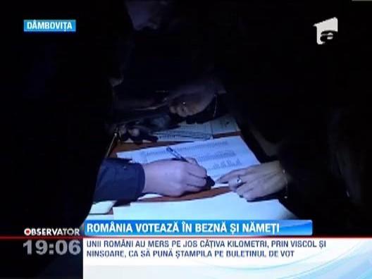 Romania voteaza in bezna si nameti!