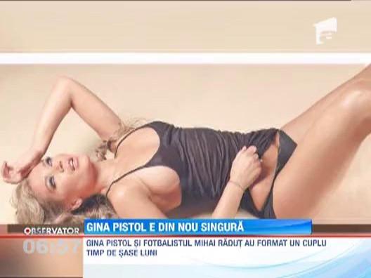 Gina Pistol s-a despartit de iubitul ei, fotbalistul Mihai Radut