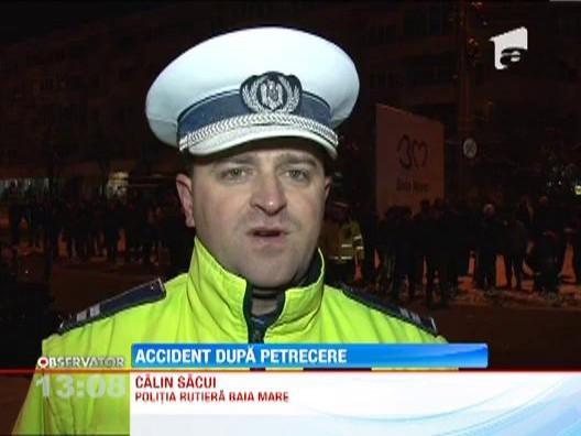 Accident cumplit la iesirea din Baia Mare: doi barbati au murit, iar doua femei sunt in stare grava la spital