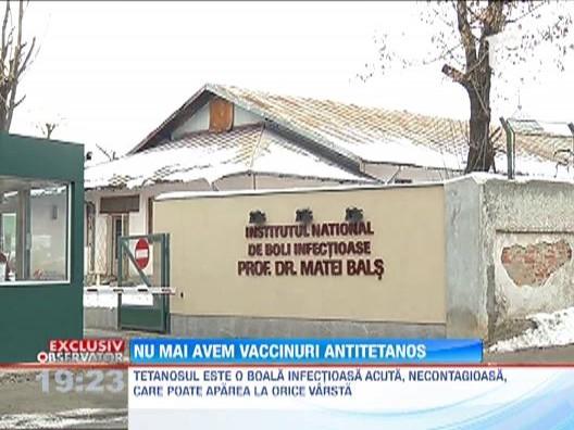Institutul Cantacuzino nu mai produce vaccinul antitetanos