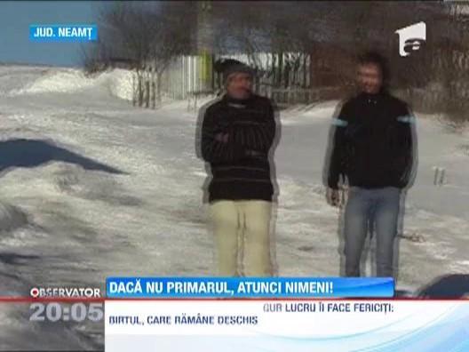 Observator special: Oamenii din Neamt nu ies la dezapezire daca primarul nu ridica macar un deget