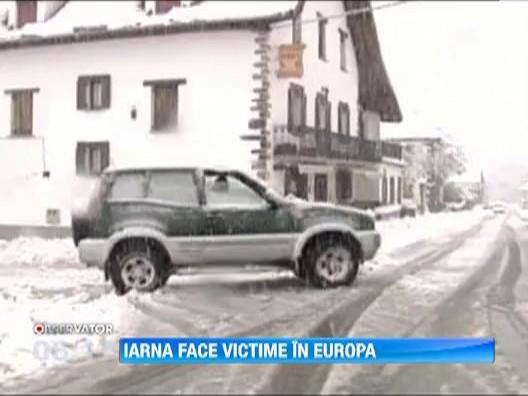Iarna a facut victime in mai multe tari europene. Meteorologii spun ca gerul se va mentine pana la sfarsitul saptamanii 