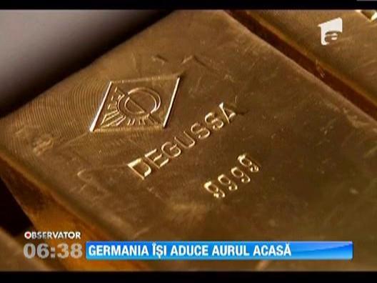 Banca Federala a Germaniei isi retrage aurul din bancile straine
