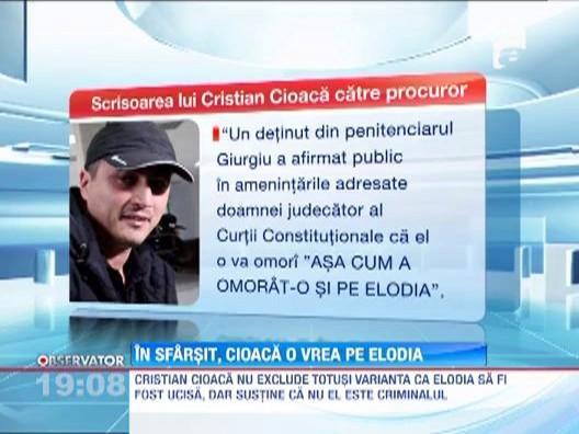 Cristian Cioaca sustine ca Elodia traieste: s-a calugarit sau este internata la psihiatrie