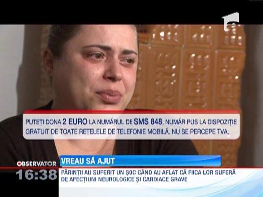 Vreau sa ajut! Ana-Maria s-a nascut in urma cu un an, cu grave malformatii la inima. Iata cum o poti ajuta!