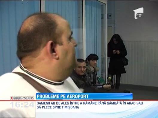 Probleme pe aeroport: Cursa aeriana Arad - Milano a fost anulata pentru a doua oara in ultimele 4 zile
