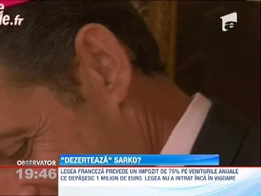Nicolas Sarkozy si Carla Bruni vor sa plece din Franta