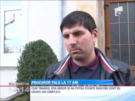 Un fals procuror DIICOT, in varsta de 17 ani, arestat pentru ca oferea imprumuturi fictive