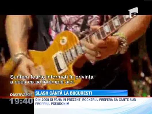 Chitaristul Slash, concert legendar la Bucuresti