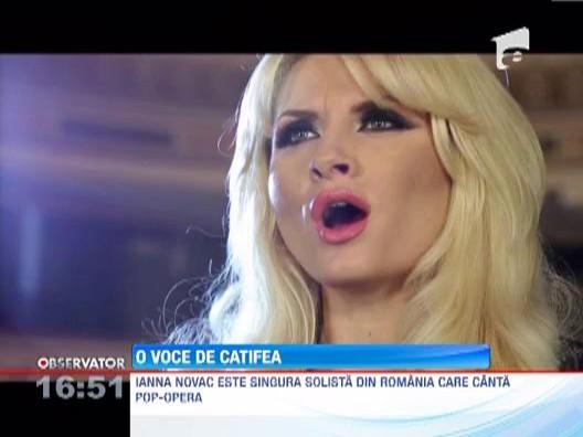 Ianna Novac, singura solista din Romania care canta pop-opera, a lansat primul videoclip din cariera solo