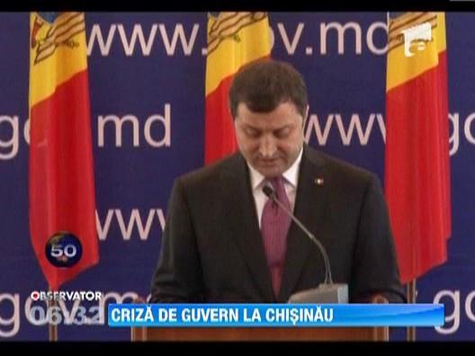 Partidul premierului moldovean Vlad Filat s-a retras din coalitia de guvernare 