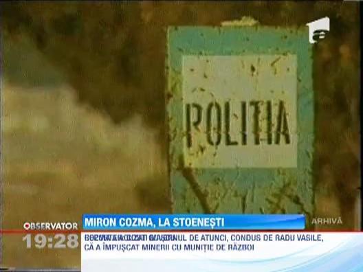 Miron Cozma vrea sa dezgroape mortii de la Stoenesti. A acuzat Guvernul de atunci ca a impuscat minerii cu munitie de razboi