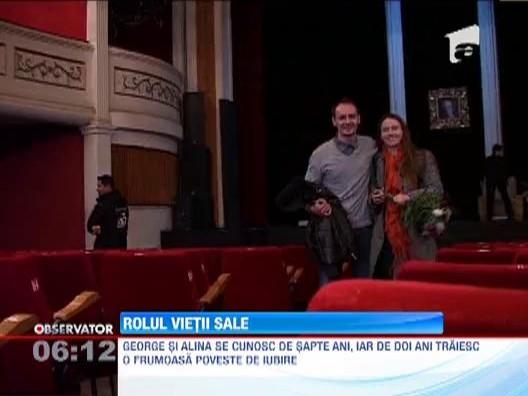 Un pitestean si-a cerut iubita in casatorie pe scena teatrului din oras