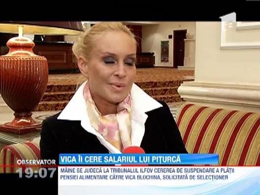 Vica Blochina il executa pe Victor Piturca! Vrea sa-i ia jumatate din salariu pentru ca refuza sa-i dea pensia alimentara
