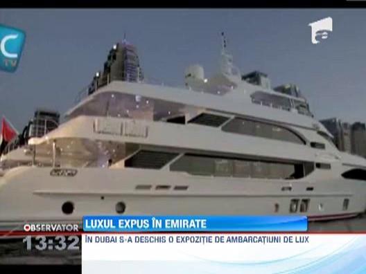 VIDEO: Expozitie internationala de ambarcatiuni de lux la Dubai: Sute de exponate, sute de milionari...