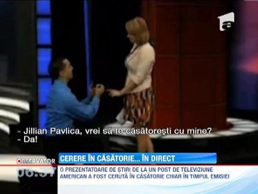 VIDEO! O prezentatoare de stiri din SUA a fost ceruta LIVE in casatorie