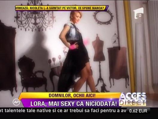 Lora, mai sexy ca niciodata, intr-o sedinta foto incendiara! (VIDEO)