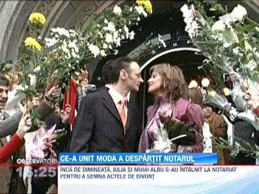 Iulia si Mihai Albu sunt oficial divortati!
