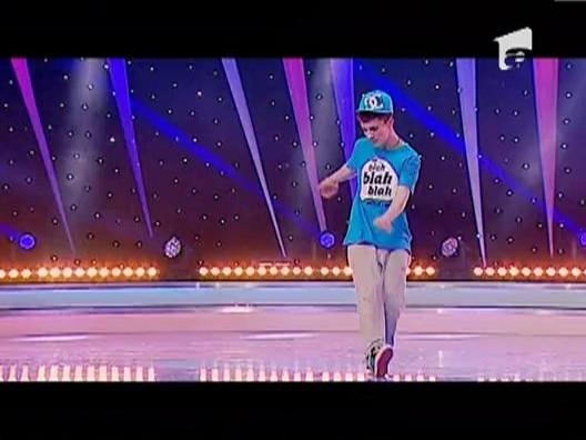 Razvan a dansat C-Walk, un altfel de street-dance