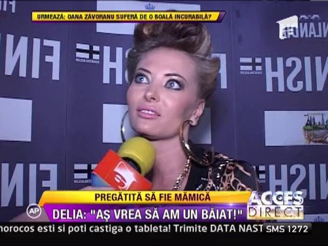 Delia Matache e pregatita sa fie mamica: 