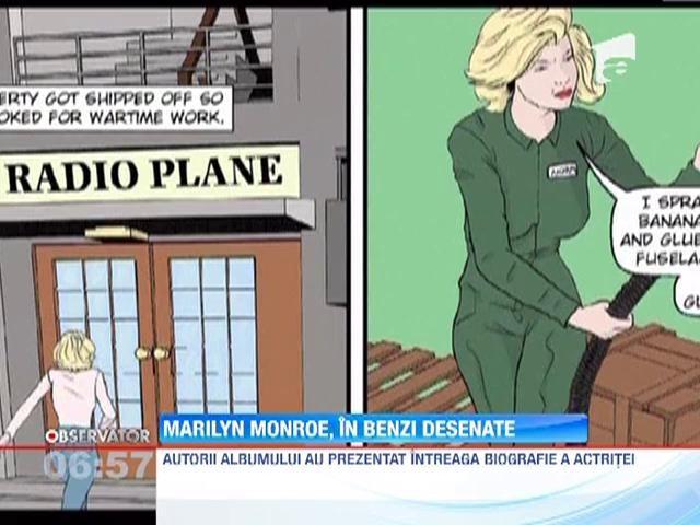 Marilyn Monroe a devenit personaj de benzi desenate