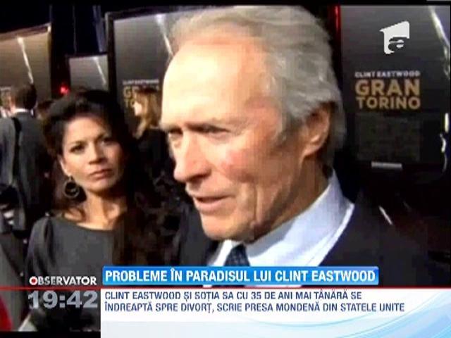 Clint Eastwood, o noua criza conjugala