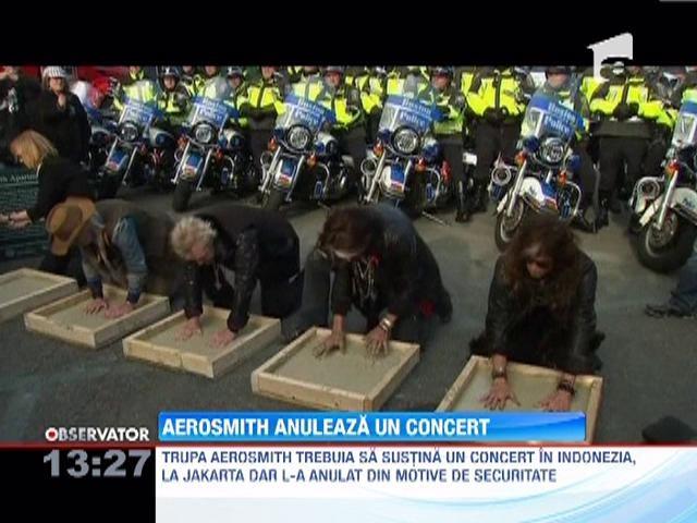 Aerosmith anuleaza concertul din Jakarta din motive de securitate