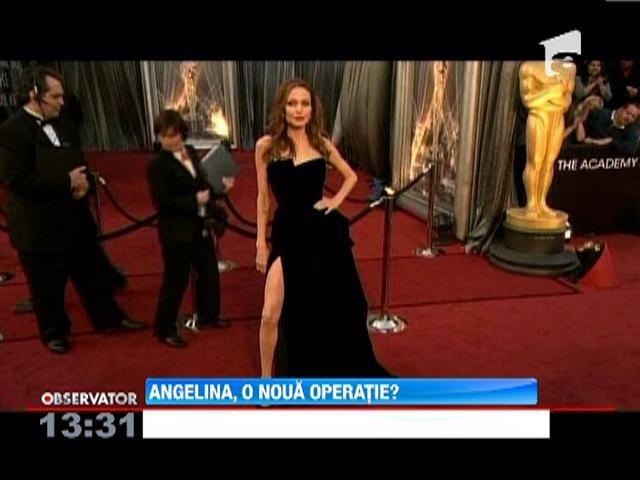 Angelina Jolie se pregateste pentru o noua operatie, cea de indepartare a ovarelor