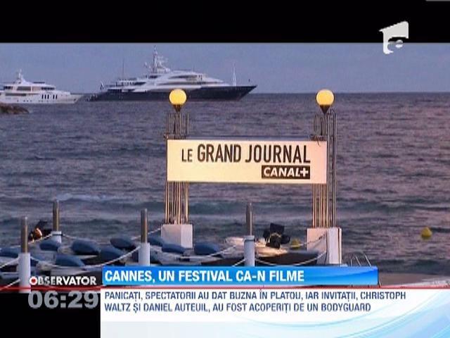 Incident la Cannes: Gloante oarbe, trase langa platoul 