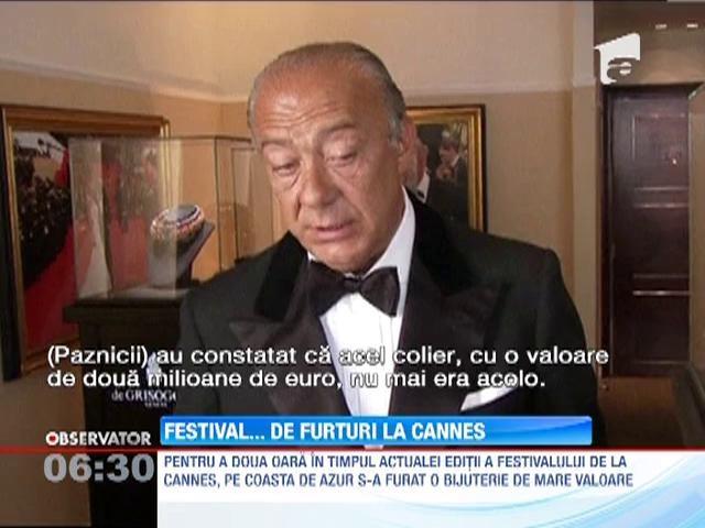 Un nou furt la Cannes: Colier de doua milioane de euro... dat disparut!