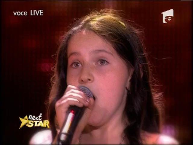 Teodora Sava, fetita cu voce de inger, merge in finala NEXT STAR!