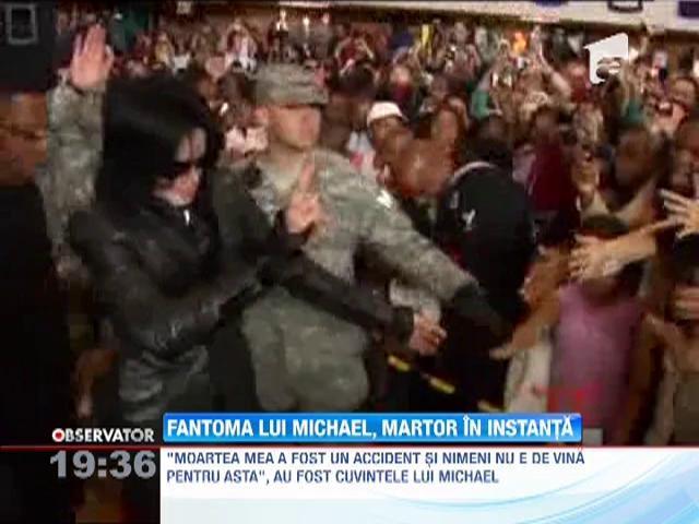 Michael Jackson, martor in Instanta... sub forma de fantoma!
