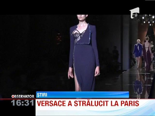 Saptamana modei de la Paris: Casa Versace a dat tonul tendintelor anului viitor