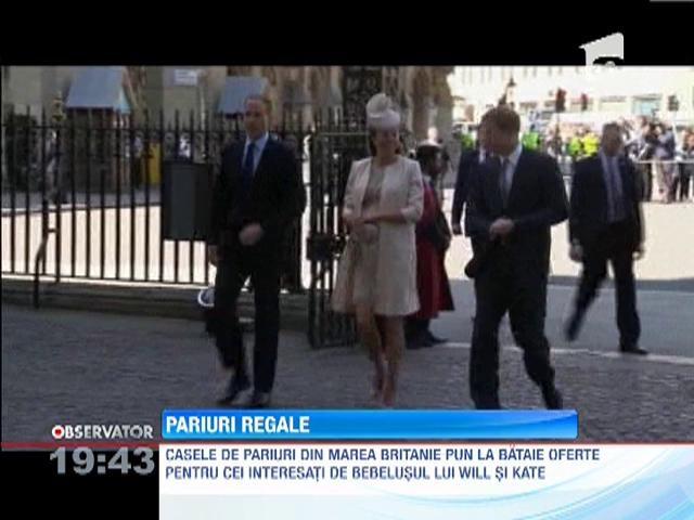 Casele de pariuri din Marea Britanie pun la bataie oferte pentru cei interesati de bebelusul lui Will si Kate