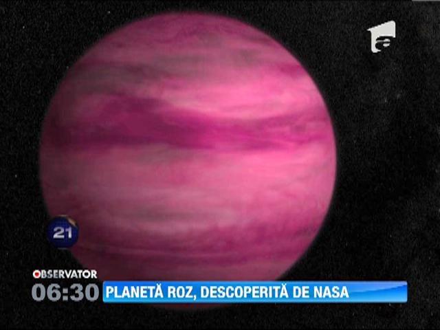 NASA a descoperit o planeta de culoare ROZ