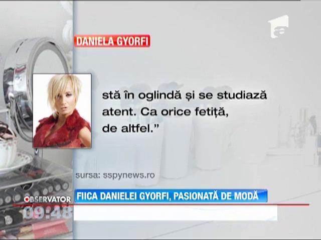 Fiica Danielei Gyorfi, pasionata de moda