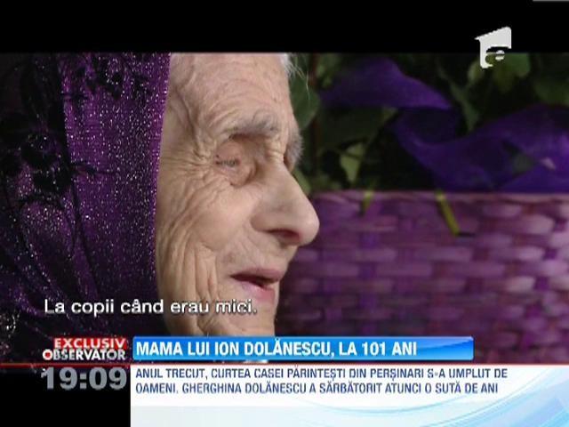 Interviu in EXCLUSIVITATE! Mama regretatului Ion Dolanescu implineste 101 ani