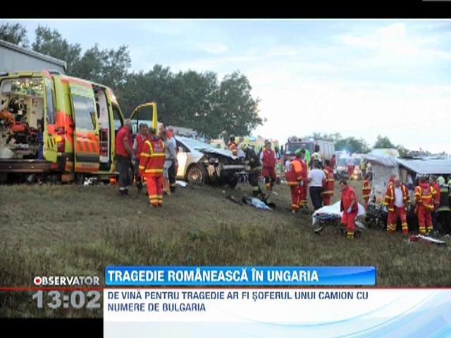Accident GRAV in Ungaria: Trei romani au murit si alti 18 sunt raniti 