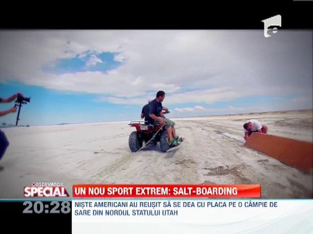 Salt-boarding-ul, un nou sport extrem
