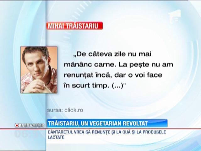Mihai Traistariu a devenit vegetarian, in semn de protest, in urma adoptarii legii maidanezilor