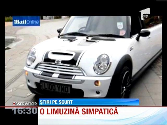 Mini nu mai e mic! Celebrul Mini Cooper britanic a fost transformat in limuzina