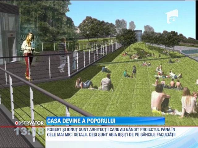 Romania in mijlocul Bucurestiului: a fost ales proiectul pentru realizarea esplanadei din fata Palatului Parlamentului! Iata cum ar putea arata!