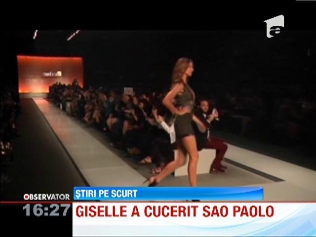 Superba Giselle Bundchen a cucerit Sao Paolo, la Saptamana Modei