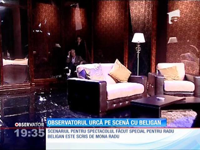 Maestrul Radu Beligan isi sarbatoreste implinirea a 95 de ani, pe scena, jucand intr-o piesa. Andreea Berecleanu este parte a acestei premiere