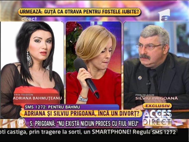 Adriana Bahmuțeanu și Silviu Prigoană se pregătesc pentru un nou divorț? Cei doi și-au aruncat replici acide la Acces Direct