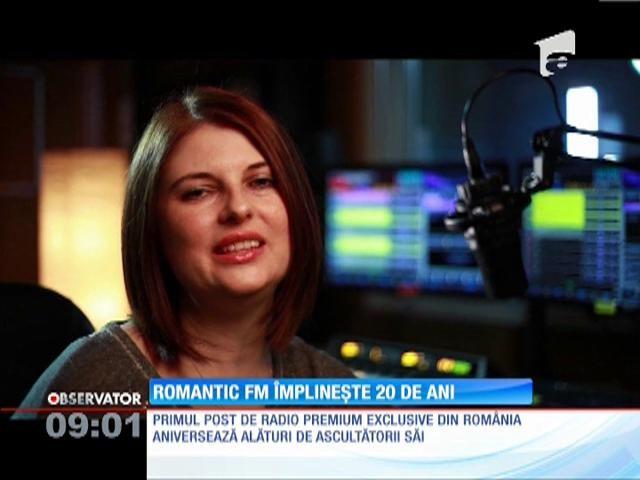 Zi de sărbătoare pentru Romantic FM! Postul de radio împlinește 20 de ani de emisie!