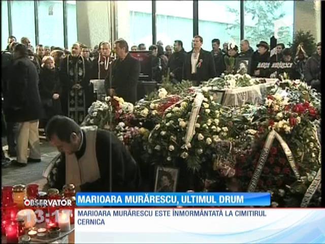 Mărioara Murărescu, înmormântată cu onoruri militare